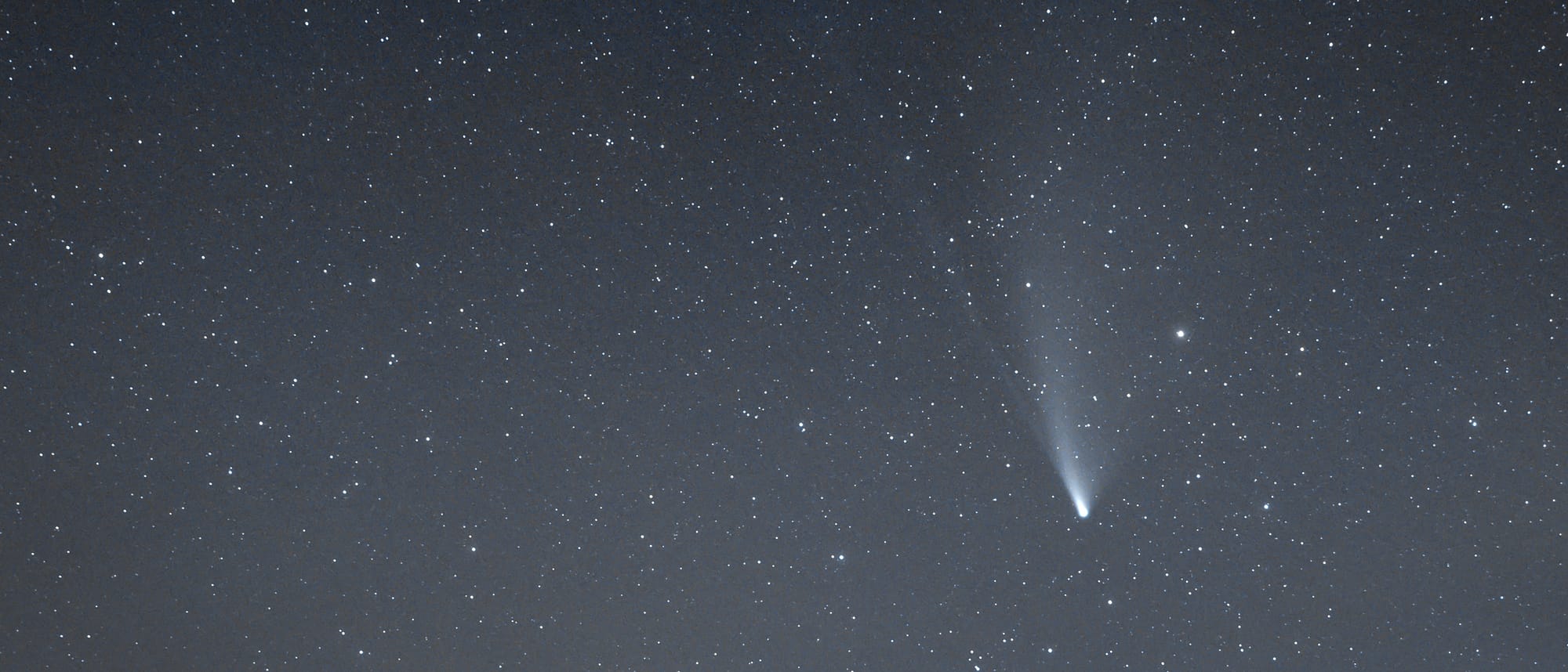 Comet NEOWISE Dust Trail