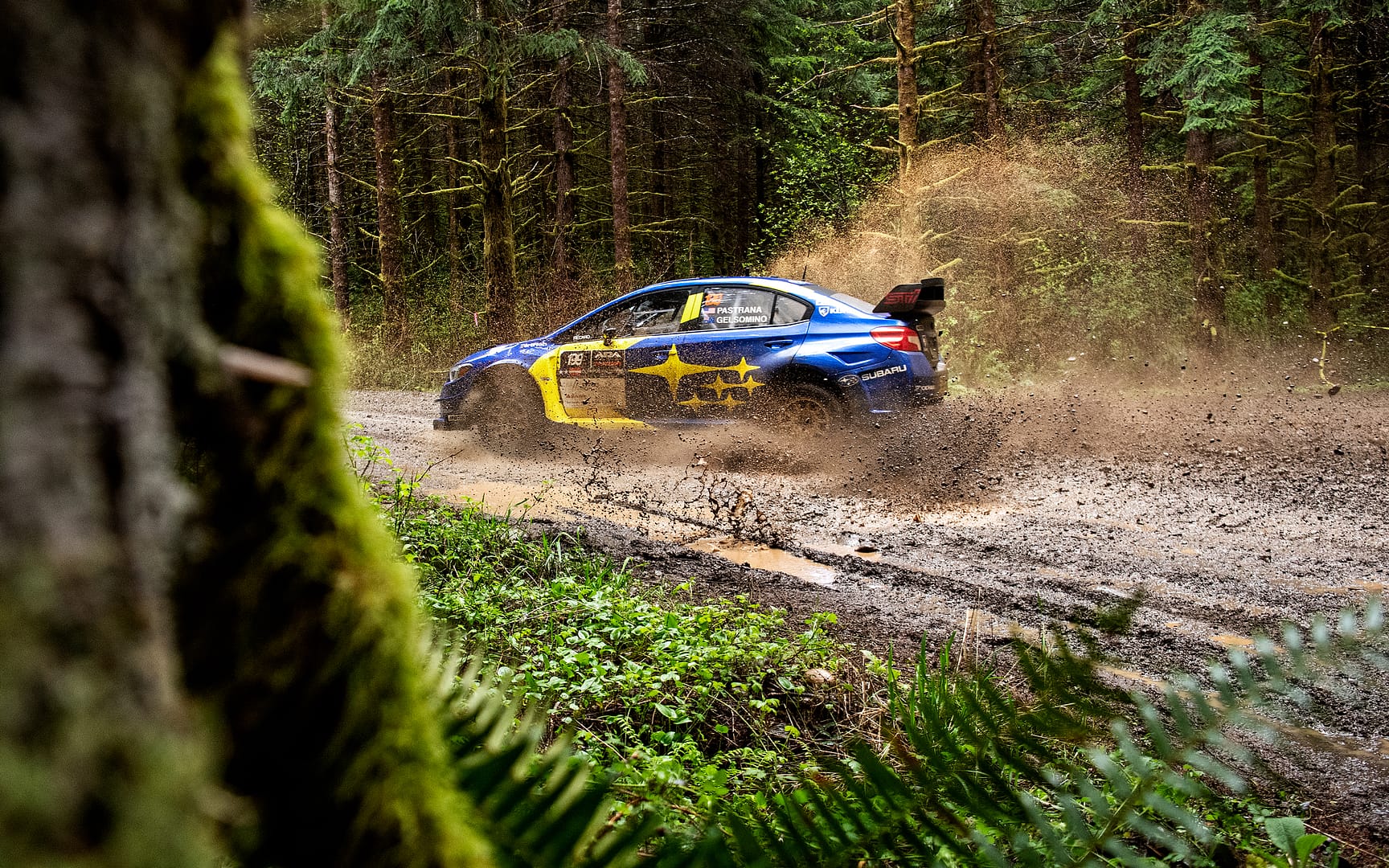 Travis Pastrana Olympus Rally Subaru