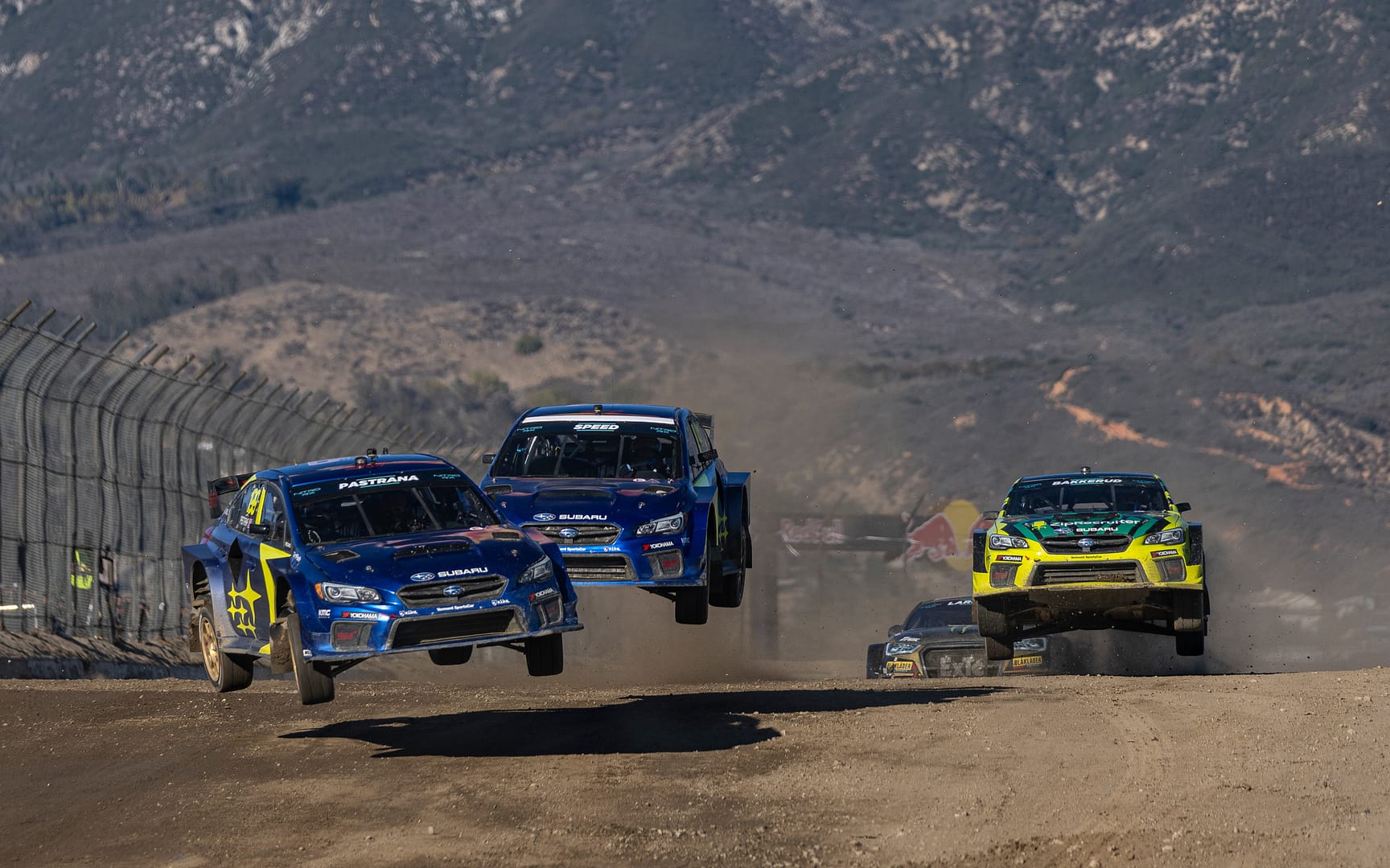 Nitro Rallycross Podium Lockout Subaru