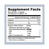 Organic Capsules 50mg Supplement Label