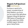 Organic Full Spectrum Hemp Extract 50mg Capsules
