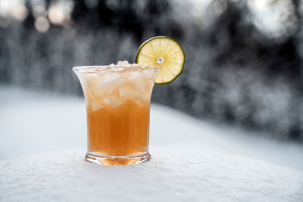 Whiskey CBD cocktail