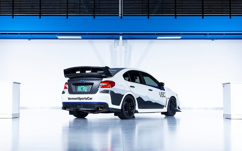 VSC Performance White STI Rear Quarter