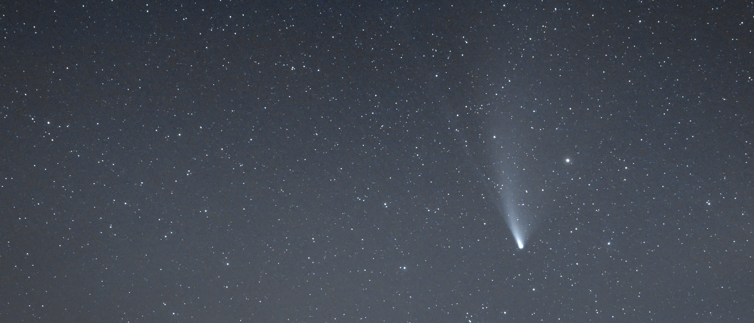 Comet NEOWISE Dust Trail