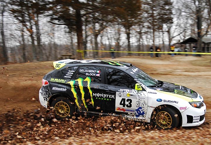 Subaru Rally Team USA driver Ken Block Wins Rally in the 100 Acre Wood event Fourth Consecutive Year - Vermont SportsCar